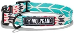 Wolfgang Premium Adjustable Dog Training Collar, Made In USA, Quetzal Print, Large (1 Inch X 18-26 Inch) -Zoomie Shop 3147ZorLQ0L. AC