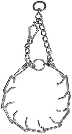 Downtown Pet Supply Chrome Plated Prong Collar For Dogs, Large - Adjustable, No-Choke And No Pull Dog Collar With Removable Links - Pinch Collar For Dogs Over 50 Lbs And 22" Neck Width 6 Downtown Pet Supply Chrome Plated Prong Collar For Dogs, Large - Adjustable, No-Choke And No Pull Dog Collar With Removable Links - Pinch Collar For Dogs Over 50 Lbs And 22" Neck Width - Image 6