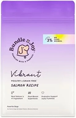 Bundle X Joy Vibrant Salmon Superfood Dog Food - 4lb Bag - Probiotics - Poultry Free 16 Bundle X Joy Vibrant Salmon Superfood Dog Food - 4lb Bag - Probiotics - Poultry Free -Zoomie Shop 318A0k5VjEL. AC