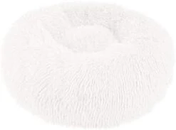 Watonic Dog Bed Round Cat Winter Warm Sleeping Bag Long Plush Soft Pet Bed Calming Beddog Donut,pet Faux Fur Cuddler For Small Medium Large Dogs Ultra Bed (Blue,L) -Zoomie Shop 31ANh7M j1L. AC