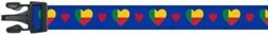 Dog Collar | I Love Benin | Hearts | Great For National Holidays, Special Events, Festivals, Parades | Made In USA | XSmall Small Medium Large XLarge -Zoomie Shop 31AnO6NRDRL. AC 3