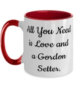 GENERIC New Gordon Setter Dog Gifts, All You Need Is Love And A Gordon Setter, Epic Holiday Two Tone 11oz Mug From Pet Lovers, , Dog Toys, Dog Beds, Dog Food, Dog Collars, Dog Leashes, Dog Shampoo, Dog