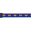 Dog Collar | I Love Bolivia | Hearts | Great For National Holidays, Special Events, Festivals, Parades | Made In USA | XSmall Small Medium Large XLarge