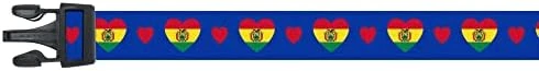 Dog Collar | I Love Bolivia | Hearts | Great For National Holidays, Special Events, Festivals, Parades | Made In USA | XSmall Small Medium Large XLarge 5 Dog Collar | I Love Bolivia | Hearts | Great For National Holidays, Special Events, Festivals, Parades | Made In USA | XSmall Small Medium Large XLarge - Image 5