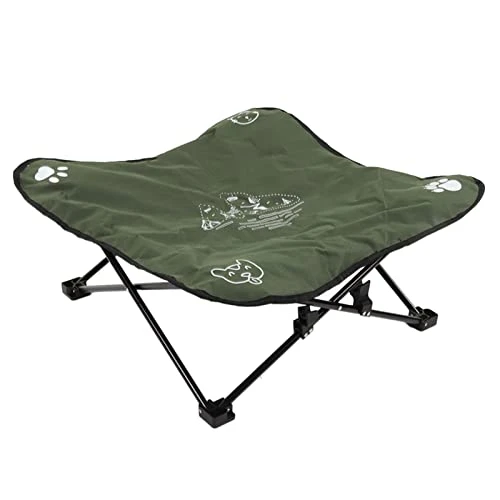 Pet Mat,Dog Bed Foldable Portable Soft Cushion Aluminum Alloy Dog Cots Beds Cat Mat For Outdoors Camping(green) 5 Pet Mat,Dog Bed Foldable Portable Soft Cushion Aluminum Alloy Dog Cots Beds Cat Mat For Outdoors Camping(green) - Image 5