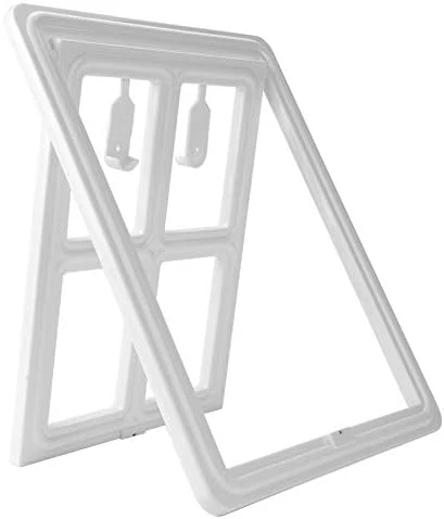 Pet Dog Door, Cat Door For Screen Door, Magnetic Locking Safe Flap, Plastic Pet Dog Puppy Cat Door For Screen Window Gate (Color : White, Size : 45.2 X 35cm) 8 Pet Dog Door, Cat Door For Screen Door, Magnetic Locking Safe Flap, Plastic Pet Dog Puppy Cat Door For Screen Window Gate (Color : White, Size : 45.2 X 35cm) - Image 8