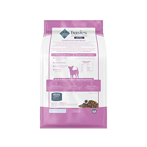 Blue Buffalo Basics Skin & Stomach Care, Natural Adult Small Breed Dry Dog Food, Turkey & Potato 4-lb 3 Blue Buffalo Basics Skin & Stomach Care, Natural Adult Small Breed Dry Dog Food, Turkey & Potato 4-lb - Image 3