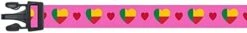 Dog Collar | I Love Benin | Hearts | Great For National Holidays, Special Events, Festivals, Parades | Made In USA | XSmall Small Medium Large XLarge -Zoomie Shop 31Fm72VUsIL. AC