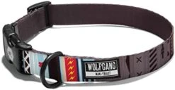 Wolfgang Premium Adjustable Dog Training Collar, Made In USA, Quetzal Print, Large (1 Inch X 18-26 Inch) -Zoomie Shop 31HeTeVZ9L. AC