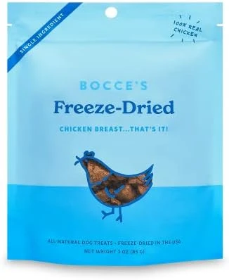 Bocce’s Bakery Freeze Dried Chicken Breast Treats For Dogs - All-Natural, Freeze-Dried Treats Made With One Ingredient, Made In The USA, 3 Oz 6 Bocce’s Bakery Freeze Dried Chicken Breast Treats For Dogs - All-Natural, Freeze-Dried Treats Made With One Ingredient, Made In The USA, 3 Oz - Image 6