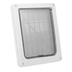 Pet Flap Door, Guard Food Glossy Universal Screw Fixing Automatic Closing Controllable Access Cat Door For Dog Holes For Cat Holes L 10 Pet Flap Door, Guard Food Glossy Universal Screw Fixing Automatic Closing Controllable Access Cat Door For Dog Holes For Cat Holes L -Zoomie Shop 31Q0AOxlM2L 1