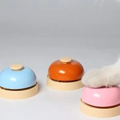 ERINGOGO Puppy Training Supplies 3Pcs Dog Training Bell Stainless Steel Dog Puppy Pet Potty Training Bells Cat Door Bell Tell Bell Interactive Cat Toys For Dog Cat Assorted Color Puppy Essentials -Zoomie Shop 31TS3X1RgkL