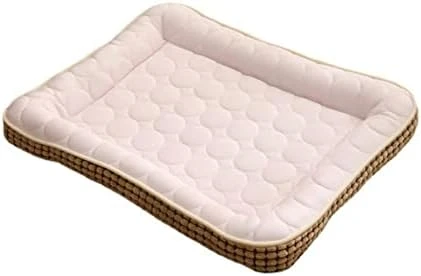Ice Silk Dog Beds For Medium Large Dogs Summer Cooling Pet Mat For Dog Cat Blanket Sofa Breathable Washable Dog Bed (Small,Pink) 7 Ice Silk Dog Beds For Medium Large Dogs Summer Cooling Pet Mat For Dog Cat Blanket Sofa Breathable Washable Dog Bed (Small,Pink) - Image 7