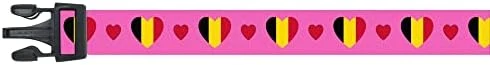 Dog Collar | I Love Belgium | Hearts | Great For National Holidays, Special Events, Festivals, Parades | Made In USA | XSmall Small Medium Large XLarge 15 Dog Collar | I Love Belgium | Hearts | Great For National Holidays, Special Events, Festivals, Parades | Made In USA | XSmall Small Medium Large XLarge - Image 15