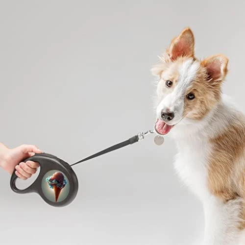 GENERIC Ice Cream Design Retractable Pet Leash - Food Leash - Graphic Dog Leash - 197 Inches 2 GENERIC Ice Cream Design Retractable Pet Leash - Food Leash - Graphic Dog Leash - 197 Inches - Image 2
