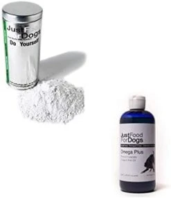 JustFoodForDogs DIY Human Quality Dog Food, Nutrient Blend Base Mix For Dogs - Chicken And White Rice Recipe (7.93oz) -Packaging May Vary -Zoomie Shop 31bQItKP73L. AC