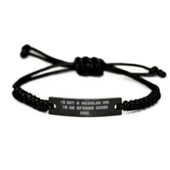 GENERIC Inspire Afghan Hound Dog Black Rope Bracelet, I'm Not A Regular Dad. I'm An Afghan, Fancy Gifts For Pet Lovers, Dog Toys, Dog Beds, Dog Collars, Dog Food, Dog Treats