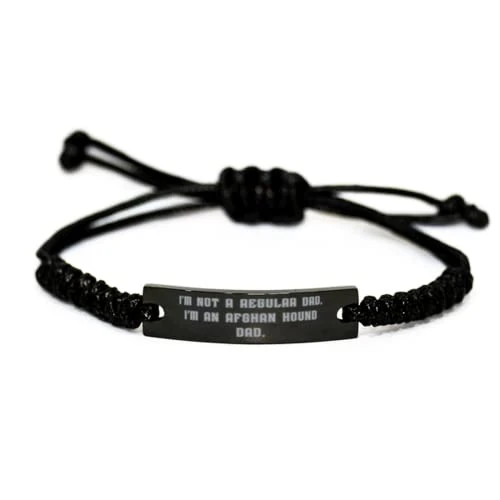 GENERIC Inspire Afghan Hound Dog Black Rope Bracelet, I'm Not A Regular Dad. I'm An Afghan, Fancy Gifts For Pet Lovers, Dog Toys, Dog Beds, Dog Collars, Dog Food, Dog Treats 1 GENERIC Inspire Afghan Hound Dog Black Rope Bracelet, I'm Not A Regular Dad. I'm An Afghan, Fancy Gifts For Pet Lovers, Dog Toys, Dog Beds, Dog Collars, Dog Food, Dog Treats
