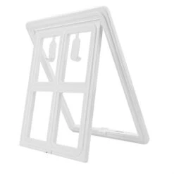 Pet Dog Door, Cat Door For Screen Door, Magnetic Locking Safe Flap, Plastic Pet Dog Puppy Cat Door For Screen Window Gate (Color : White, Size : 45.2 X 35cm) 15 Pet Dog Door, Cat Door For Screen Door, Magnetic Locking Safe Flap, Plastic Pet Dog Puppy Cat Door For Screen Window Gate (Color : White, Size : 45.2 X 35cm) -Zoomie Shop 31do3zmBJyL