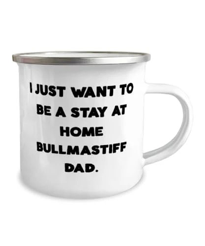 GENERIC Unique Idea Bullmastiff Dog 12oz Camper Mug, I Just Want To Be A Stay At, Present For Dog Dad, Motivational Gifts From Friends, Bullmastiff Dog Toys, Bullmastiff Dog Beds, Bullmastiff Dog Food, 2 GENERIC Unique Idea Bullmastiff Dog 12oz Camper Mug, I Just Want To Be A Stay At, Present For Dog Dad, Motivational Gifts From Friends, Bullmastiff Dog Toys, Bullmastiff Dog Beds, Bullmastiff Dog Food, - Image 2