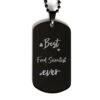 GENERIC Black Dog Tag, Best Food Scientist Ever, Laser Engraved Tag, Dog Tag For Food Scientist, Gifts For Food Scientist, Necklace