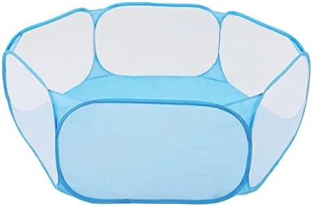 Small Pet Playpen Interactive Portable Foldable Small Pet Cage Tent Heavy Duty Pet Cage Tent Blue 7 Small Pet Playpen Interactive Portable Foldable Small Pet Cage Tent Heavy Duty Pet Cage Tent Blue - Image 7