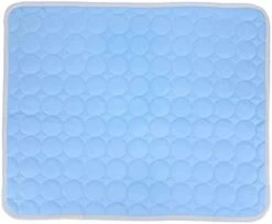 GENERIC Pet Cushion Pet Easy Carry Breathable Cooling Mat Sleeping Pad For Dogs/Cats/Kids/Adults Blanket Cushion For Kennel, Sofa, Bed, Floor, Car Seats For Home Or Outdoor Blue XL -Zoomie Shop 31w1BGACwaL. AC 2