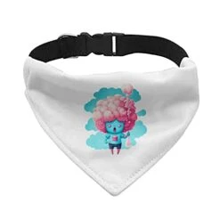 GENERIC Cute Funny Pet Bandana Collar - Food Scarf Collar - Unique Dog Bandana - S