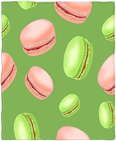 AOYEGO Colorful Macaroon Soft Throw Blanket Cookies Cream Dessert Sweet Food Bakery 30x40 Inch Blanket Flannel Warm Travel Blankets For Pet Dog Cat 11 AOYEGO Colorful Macaroon Soft Throw Blanket Cookies Cream Dessert Sweet Food Bakery 30x40 Inch Blanket Flannel Warm Travel Blankets For Pet Dog Cat - Image 11