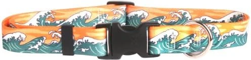 Mystic Waves Blue Dog Collar - Size Large 18" To 28" Long 14 Mystic Waves Blue Dog Collar - Size Large 18" To 28" Long - Image 14
