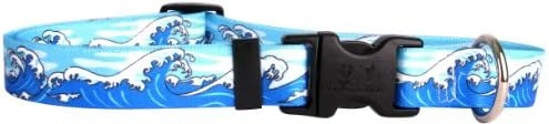 Mystic Waves Blue Dog Collar - Size Large 18" To 28" Long 12 Mystic Waves Blue Dog Collar - Size Large 18" To 28" Long - Image 12