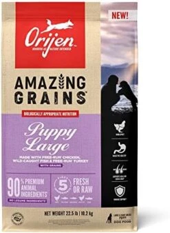 ORIJEN Puppy Dry Dog Food, Grain Free Dry Dog Food For Puppies, Fresh Or Raw Ingredients, 23.5lb 20 ORIJEN Puppy Dry Dog Food, Grain Free Dry Dog Food For Puppies, Fresh Or Raw Ingredients, 23.5lb -Zoomie Shop 411caB4NbL. AC
