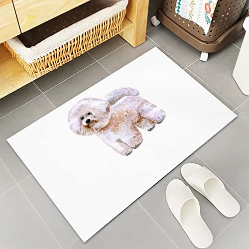 Durable Natural Rubber Door Mat 2 Pack Of Machine Washable Floor Carpets Cute Animal Lovely Dog Domestic Pet Personalized Area Runners Non Slip Rugs For Kitchen Entry 4 Durable Natural Rubber Door Mat 2 Pack Of Machine Washable Floor Carpets Cute Animal Lovely Dog Domestic Pet Personalized Area Runners Non Slip Rugs For Kitchen Entry - Image 4