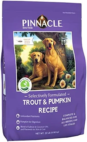 Pinnacle Trout & Pumpkin Dry Dog Food 4 Lb, Infused With Broth 7 Pinnacle Trout & Pumpkin Dry Dog Food 4 Lb, Infused With Broth - Image 7