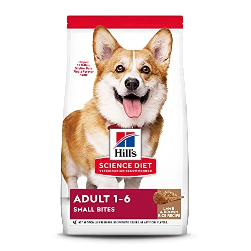 Hill's Science Diet Dry Dog Food, Adult, Small Bites, Lamb Meal & Brown Rice Recipe, 4.5 Lb. Bag 1 Hill's Science Diet Dry Dog Food, Adult, Small Bites, Lamb Meal & Brown Rice Recipe, 4.5 Lb. Bag