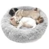 YangYan New Style Super Soft Dog Bed Round Washable Long Plush Dog Kennel Cat House Velvet Mats Sofa For Chihuahua Dog Basket Pet Bed (Color : X, Size : S 40cm)