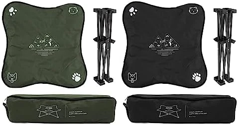 Pet Mat,Dog Bed Foldable Portable Soft Cushion Aluminum Alloy Dog Cots Beds Cat Mat For Outdoors Camping(green) 6 Pet Mat,Dog Bed Foldable Portable Soft Cushion Aluminum Alloy Dog Cots Beds Cat Mat For Outdoors Camping(green) - Image 6