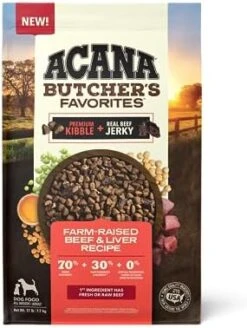 ACANA Grain Free Dry Dog Food, Red Meat Recipe, 25lb -Zoomie Shop 4147SAC78AL. AC