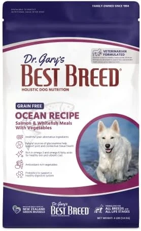 Best Breed Dr. Gary's Grain Free Ocean Recipe Slow-Cooked In USA, Natural Dry Dog Food For All Breeds And Sizes, 4lbs. 8 Best Breed Dr. Gary's Grain Free Ocean Recipe Slow-Cooked In USA, Natural Dry Dog Food For All Breeds And Sizes, 4lbs. - Image 8