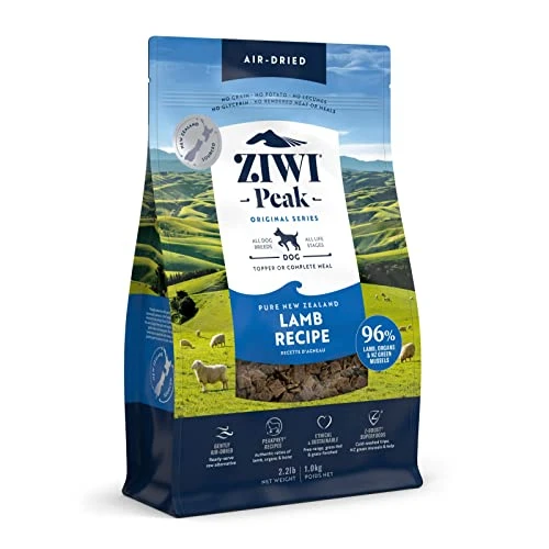 ZIWI Peak Air-Dried Dog Food – All Natural, High Protein, Grain Free And Limited Ingredient With Superfoods (Lamb, 2.2 Lb) 1 ZIWI Peak Air-Dried Dog Food – All Natural, High Protein, Grain Free And Limited Ingredient With Superfoods (Lamb, 2.2 Lb)