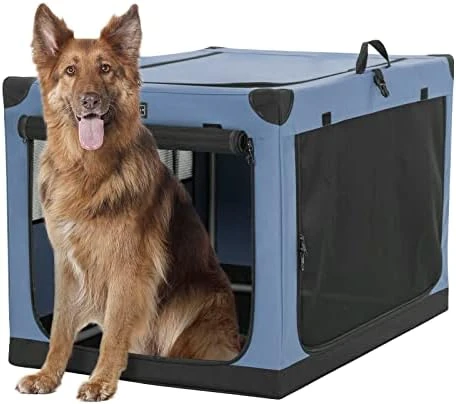 Petsfit Soft Dog Crate With Tilt Angle, 36" L X 24" W X 23" H Fit For Car Seats And Trunks, Multiple Carrying Options, Ideal For Dog Travel 15 Petsfit Soft Dog Crate With Tilt Angle, 36" L X 24" W X 23" H Fit For Car Seats And Trunks, Multiple Carrying Options, Ideal For Dog Travel - Image 15