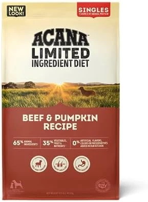 ACANA Singles Limited Ingredient Dry Dog Food, Beef & Pumpkin Recipe, Grain Free Beef Dry Dog Food, 4.5lb 14 ACANA Singles Limited Ingredient Dry Dog Food, Beef & Pumpkin Recipe, Grain Free Beef Dry Dog Food, 4.5lb - Image 14