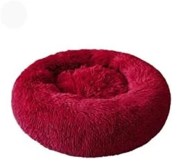 YangYan Super Soft Dog Bed Round Washable Long Plush Dog Kennel Cat House Velvet Mats Sofa For Dog Chihuahua Dog Basket Pet Bed (Color : Rainbow, Size : 70cm) -Zoomie Shop 415PSSwx5rL. AC 4