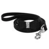 Kuntrona Suede Leather Small Dog Cat Leash Bling Rhinestone Dog Pet Walking Leash Leads With Cute Bowknot For Small Medium Dogs Running Black Free Size