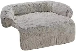 PINGPING Pet Sofa Cover With Soft Neck Universal Pet Furniture Cover Sofa Bed Cover Plush Dog Bed Etc. Suitable For Dogs And Cats Washable Pet Bed Mat Cedar Wren House (Orange, S) -Zoomie Shop 415jj3C64xL. AC 1