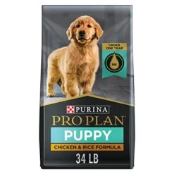 Purina Pro Plan High Protein Dry Puppy Food, Chicken And Rice Formula - 34 Lb. Bag