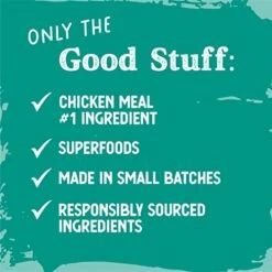 Ancestry Dog Food, Chicken Meal & Brown Rice Formula, Crude Protein, Fiber & Fat With Added Vitamins, For All Life Stages, Dry Dog Food, Improve Gut Health, Digestive & Immune Support (4 Lb. Bag) -Zoomie Shop 415lKeRuBWL