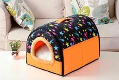 SENERY Winter Pet House Kennel Nest With Mat Foldable Bed For Small Medium Dogs Puppy Sleeping Bag -Zoomie Shop 415uwnlIc1L. AC