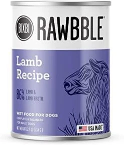 BIXBI Rawbble Grain-Free Canned Wet Dog Food, Duck Recipe, 12.5 Oz. Cans (Pack Of 12) -Zoomie Shop 416W5 4qL. AC