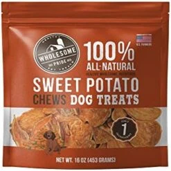 Wholesome Pride Sweet Potato Fries Dog Treats, Dehydrated, Made In The USA, Grain Free, Healthy Dog Chews, 16 Oz 26 Wholesome Pride Sweet Potato Fries Dog Treats, Dehydrated, Made In The USA, Grain Free, Healthy Dog Chews, 16 Oz -Zoomie Shop 416d887kVaL. AC 1